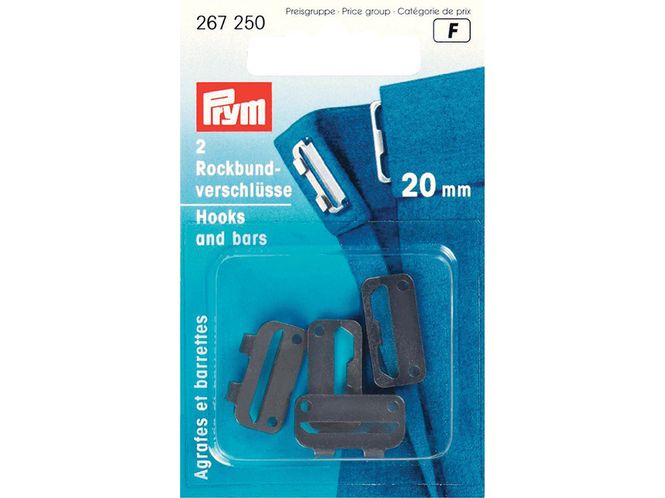 Hovedbilde Prym Hekter 20mm 2stk sort metall