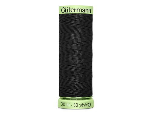 Top stitch knappetråd 30 m 000 sort