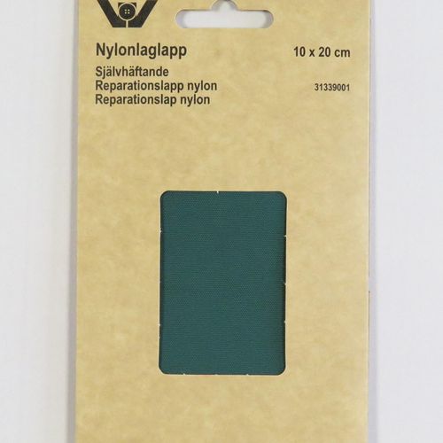 Selvklebende reparasjonslapp 10x20 cm mørk grønn