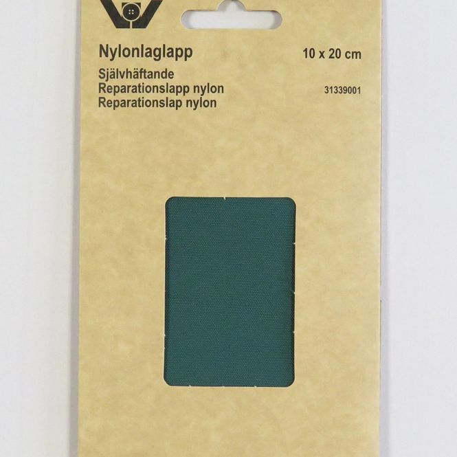 Hovedbilde Selvklebende reparasjonslapp 10x20 cm mørk grønn