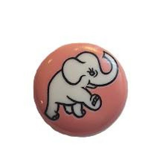 Hovedbilde Knapp med øye 15 mm elefant rosa K210938