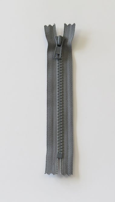 Hovedbilde YKK VISLON ikke delbar 6 mm grå 60 cm