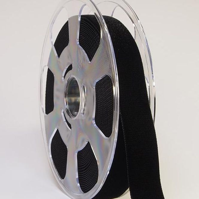 Hovedbilde Fløyelsbånd 25 mm sort