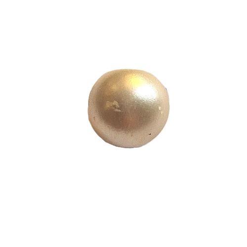 Perleknapp med kanal 10 mm creme K231822