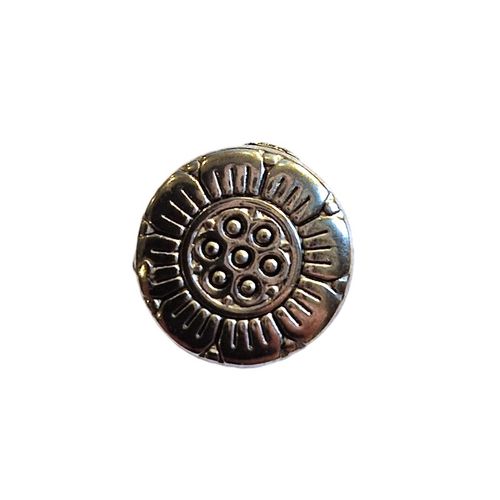 Metallknapp med øye 10 mm