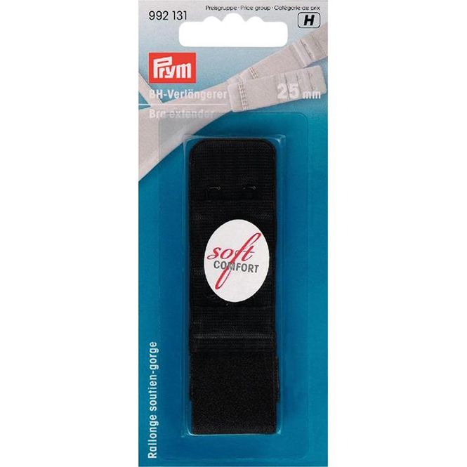 Hovedbilde BH- forlengere 25 mm sort