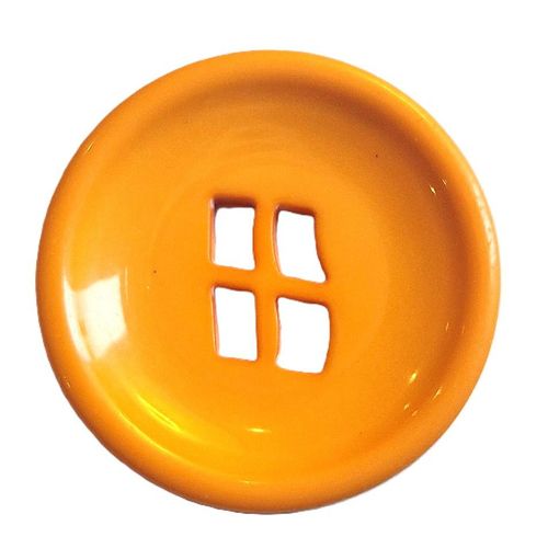 Knapp 4 hull oransje 23 mm