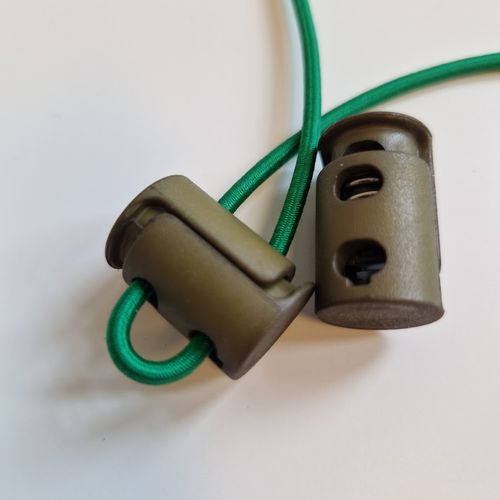 Dobbel snorstopper 23 mm grønn