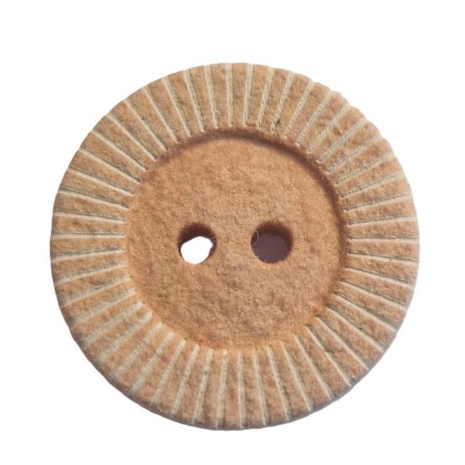 Hovedbilde Knapp 2 hulls eco velvet fersken 20 mm