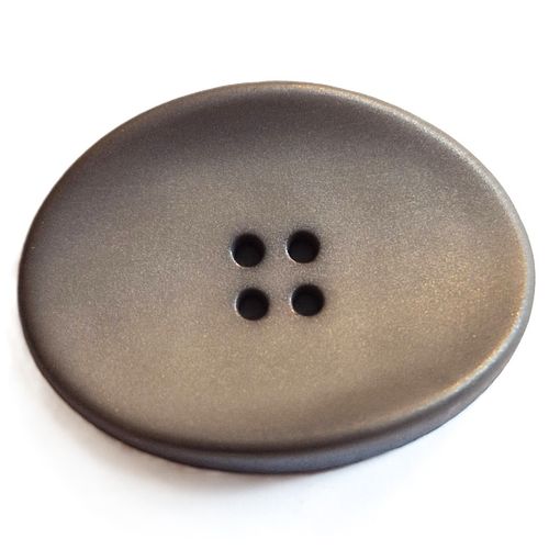 Oval knapp grå 23 mm