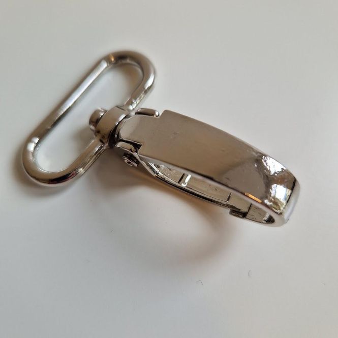 Hovedbilde Karabinkrok sølv metall 32 mm