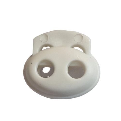 Dobbel snorstopper 18 mm hvit