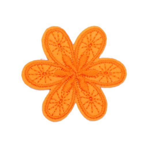 MOTIV BLOMST ORANSJE 45 mm