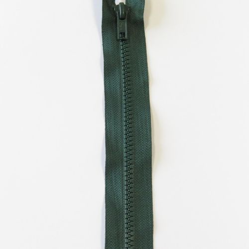 Delbar glidelås delrin 6 mm flaskegrønn 70 cm