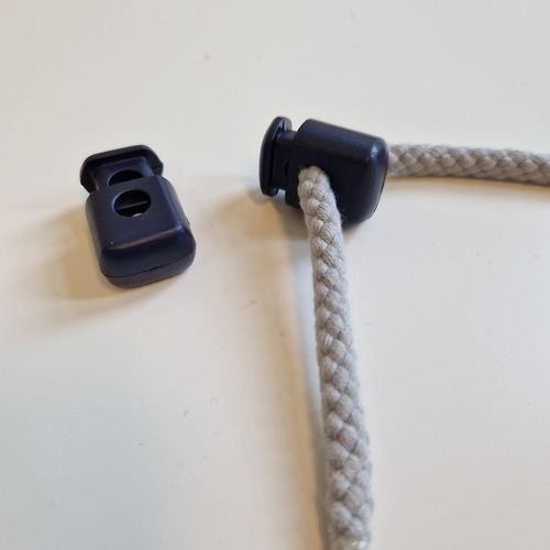 Stor snorstopper 38 mm marine blå