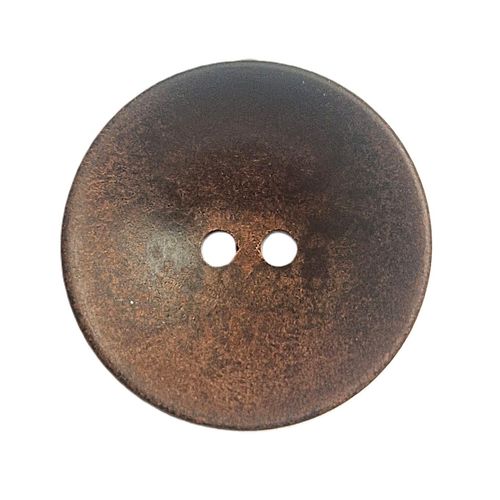 Skålformet knapp imitert tre 34 mm