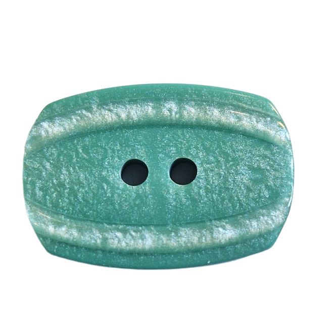 Hovedbilde Polyesterknapp 2 hulls oval mint grønn 23 mm